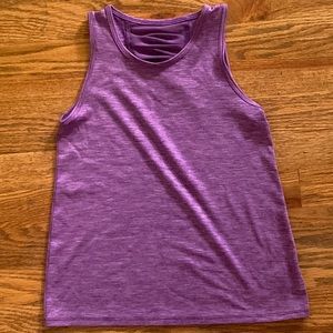 Lightweight purple tank top